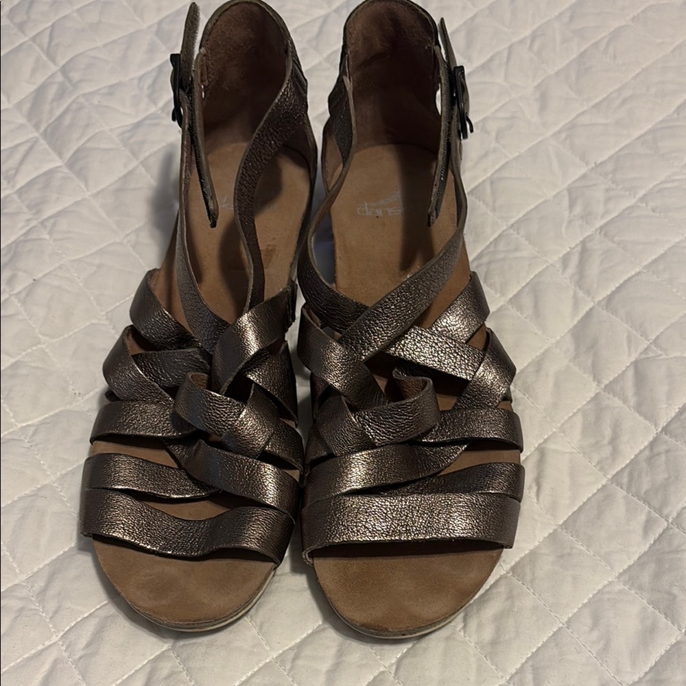 Dansko Brown Sandals Comfortable Strappy Design
